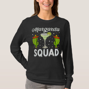 Camiseta Margarita Squad Gorra Mexicano Feliz Cinco De Mayo