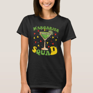 Camiseta Margarita Squad Gorra Mexicano Feliz Cinco De Mayo