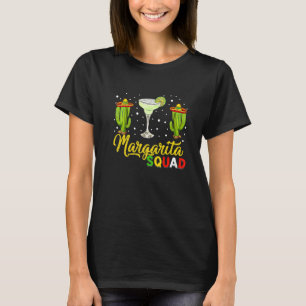 Camiseta Margarita Squad Gorra Mexicano Feliz Cinco De Mayo