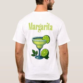 Camiseta Margarita T-Shirt – Retro Lime Green Cocktail