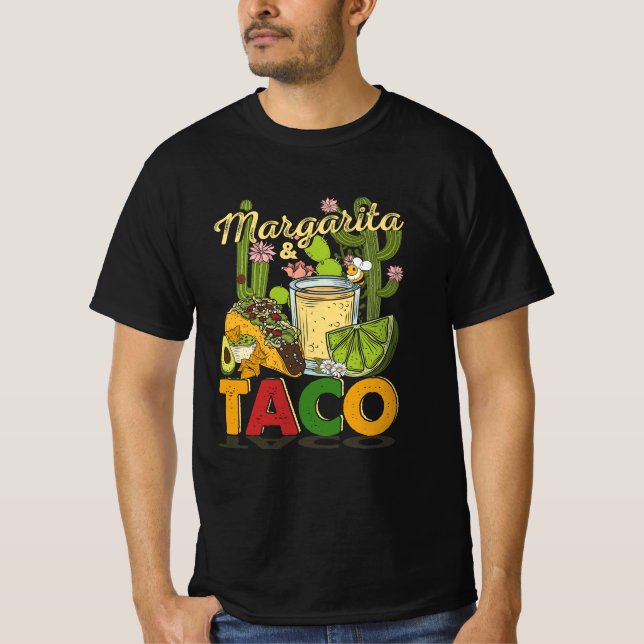 Camiseta Margarita Tacos Funny Margarita Tequila Ta (Anverso)
