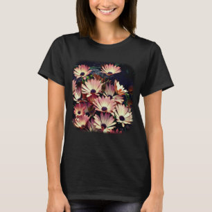 Camiseta Margaritas Africanas Rosadas Flor Naturaleza 