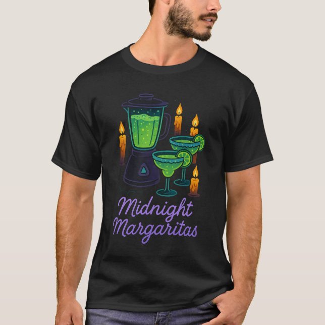 Camiseta Margaritas de medianoche (Anverso)