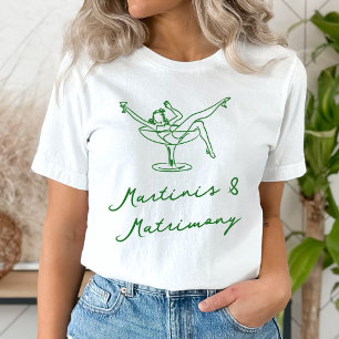Camiseta Margaritas Verdes y Matrimonio Caprichoso Dibujado
