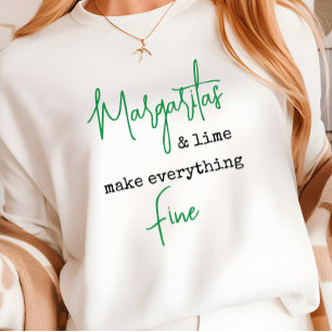 Camiseta Margaritas y Lime a la moda hacen todo bien
