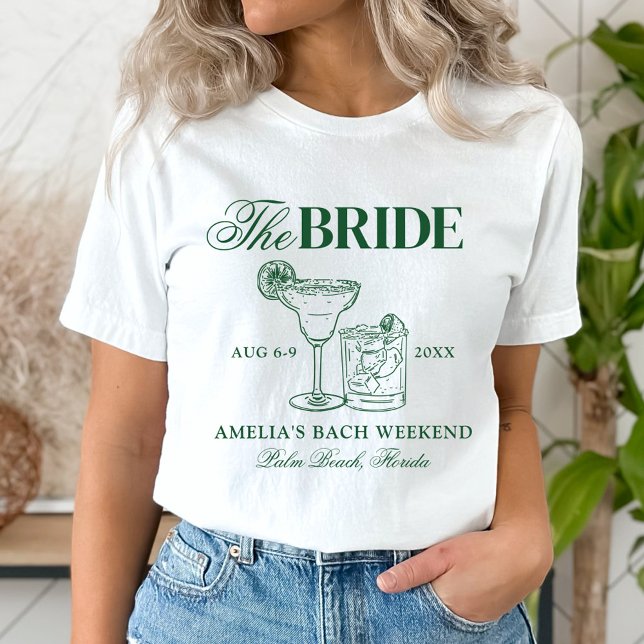Camiseta Margaritas y Matrimonia Bachelorette (Subido por el creador)