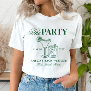 Camiseta Margaritas y Matrimonia Bachelorette El Fiesta