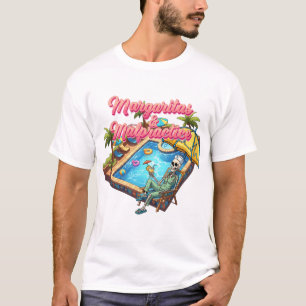 Camiseta Margaritas y negligencia médica- Esqueleto de enfe