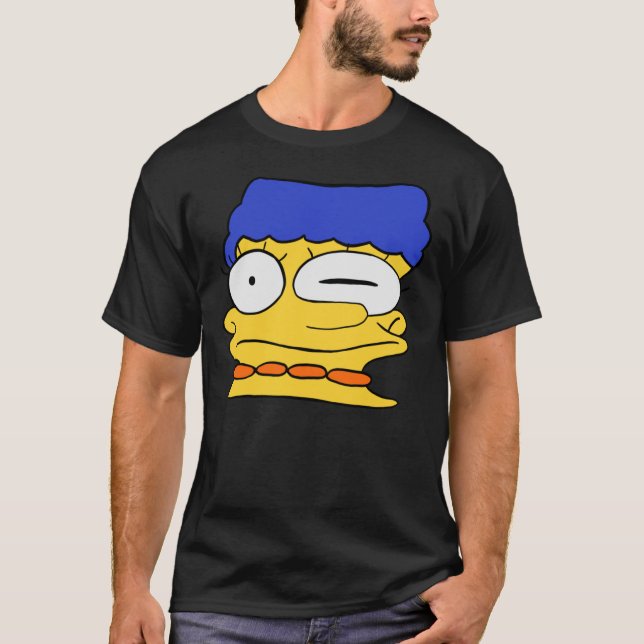Camiseta Marge smeared face Classic T-Shirt (Anverso)