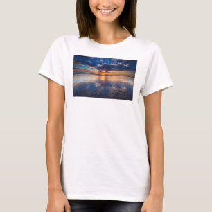 Camiseta Margen dramático, puesta de sol, CA