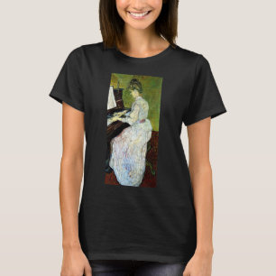 Camiseta Marguerite Gachet al piano de Vincent van Gogh