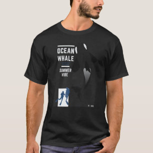 Camiseta Mari Océano Ballena Buzo Snorkel Surfista Playa