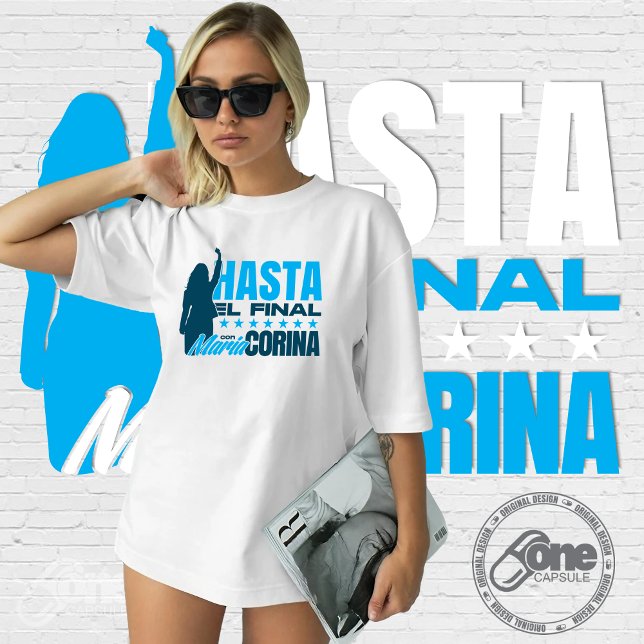 Camiseta Maria Corina Machado Hasta la final (Subido por el creador)