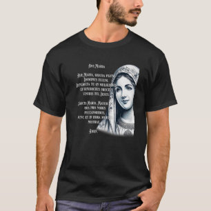 Camiseta María de Granizo Latino bendijo a la madre Rosary