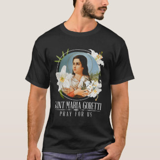 Camiseta Maria Goretti Lily Santos Regalos Católicos Para G