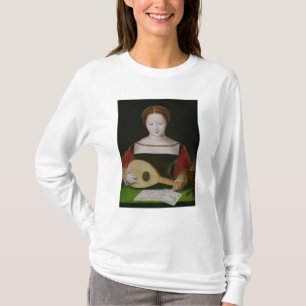 Camiseta Maria Magdalena que toca un laúd