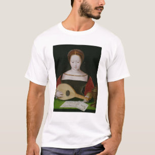 Camiseta Maria Magdalena que toca un laúd