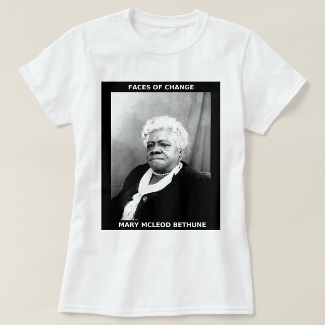 Camiseta Maria McLeod Bethune (Diseño del anverso)