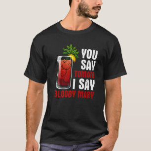 Camiseta María sangrienta diseña a los hombres mujeres mezc