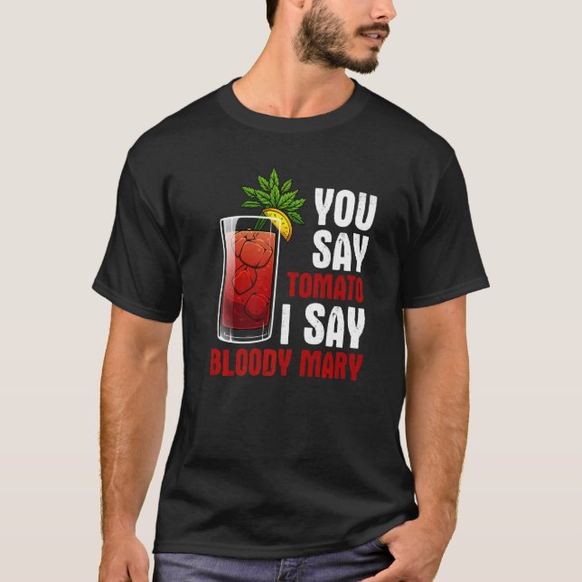 Camiseta María sangrienta diseña a los hombres mujeres mezc (Anverso)