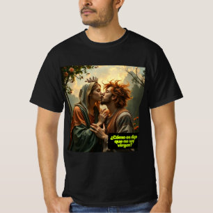 Camiseta María y el desafío de la fe (humor ligero)