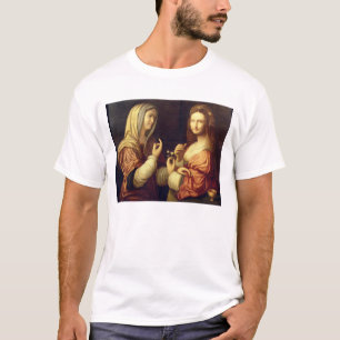 Camiseta Maria y Martha (aceite en el panel)