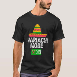 Camiseta Mariachi Divertido Cinco de Mayo Sombrero Mexicano