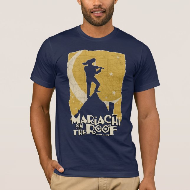 Camiseta Mariachi en el tejado (Anverso)