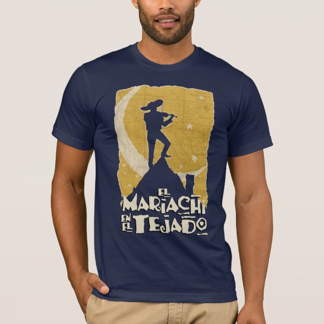 Camiseta Mariachi en el tejado (Anverso)