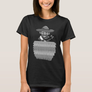 Camiseta Mariachi en Pocket Cinco De Mayo Mujeres