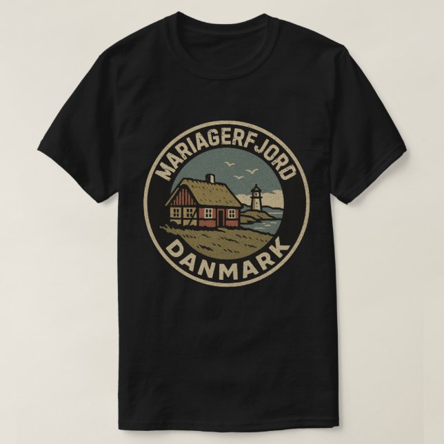 Camiseta Mariagerfjord, Dinamarca Danmark  (Diseño del anverso)