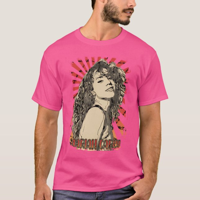 Camiseta Mariah Carey 90'S Vintage Retro (Anverso)