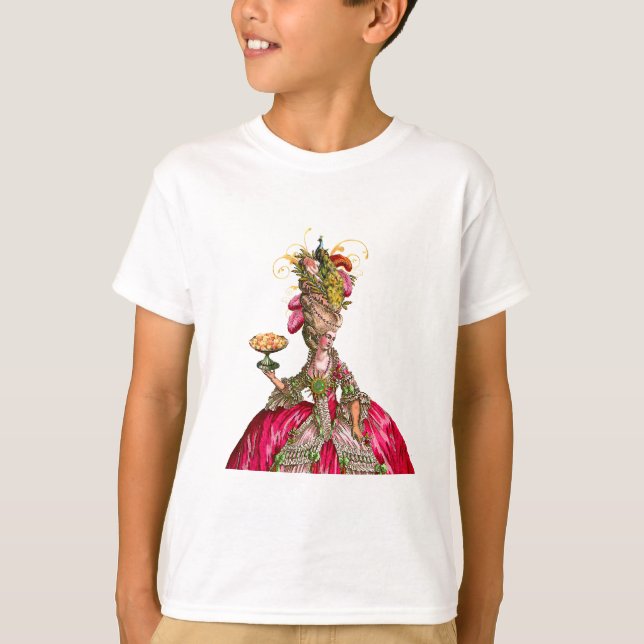 Camiseta Mariana Antoinette pavo real (Anverso)