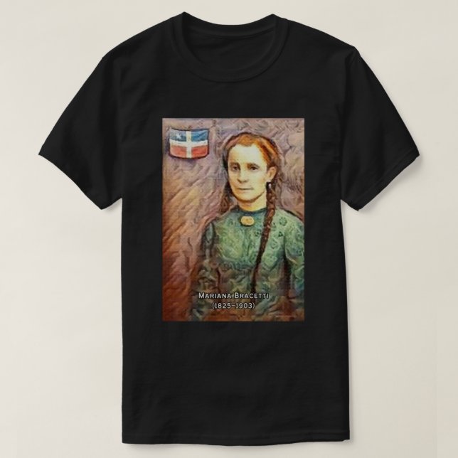 Camiseta Mariana Bracetti (Diseño del anverso)