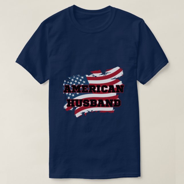 Camiseta Marido americano (Diseño del anverso)