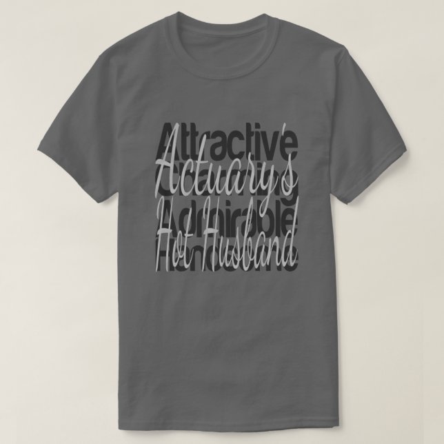 Camiseta Marido caliente de Actuarys (Diseño del anverso)