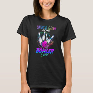 Camiseta Marido De La Bola De La Familia Del Chica Bowler