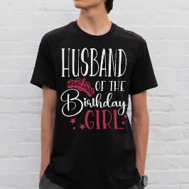 Camiseta Marido de la familia personalizada Chica de cumple