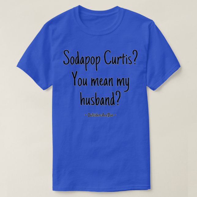 Camiseta marido de sodapop curtis (Diseño del anverso)