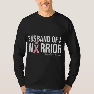 Camiseta Marido de Superviviente de Cáncer de Mama Sensibil
