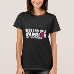 Camiseta Marido De Un Guerrero Concienciación Sobre El Cánc