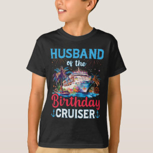 Camiseta Marido Del Crucero De Cumpleaños Divertido Regalo 