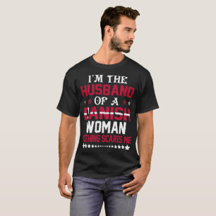 Camiseta Marido del regalo danés de la tarjeta del día de