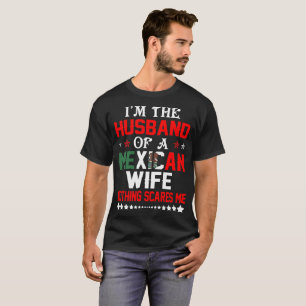 Camiseta Marido del regalo mexicano de la tarjeta del día