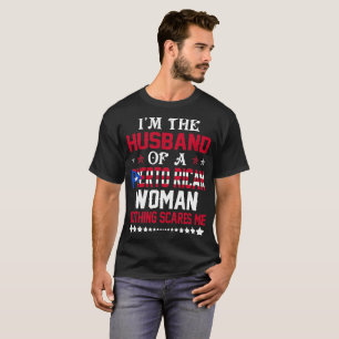 Camiseta Marido del regalo puertorriqueño de la tarjeta de