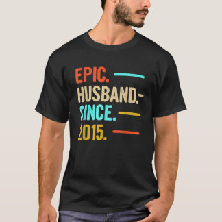 Camiseta Marido épico masculino desde 2015