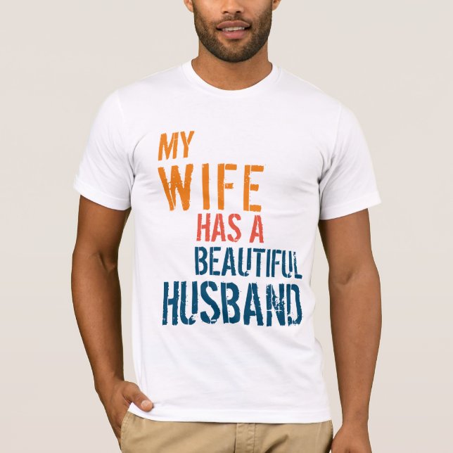 Camiseta Marido hermoso (Anverso)