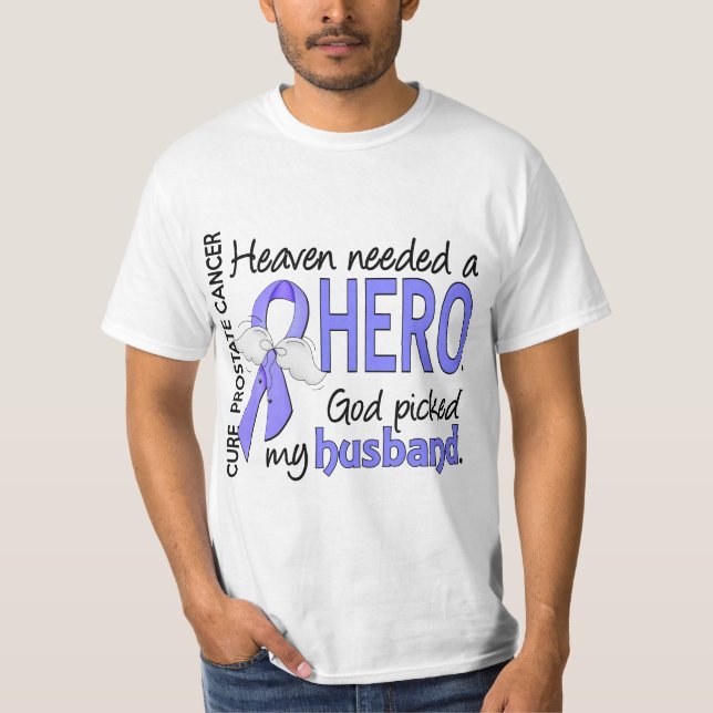 Camiseta Marido necesario del cáncer de próstata del héroe (Anverso)