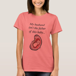 Camiseta Marido no el padre del bebé