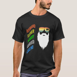 Camiseta Marido Padre Chubby Leyenda con barba
